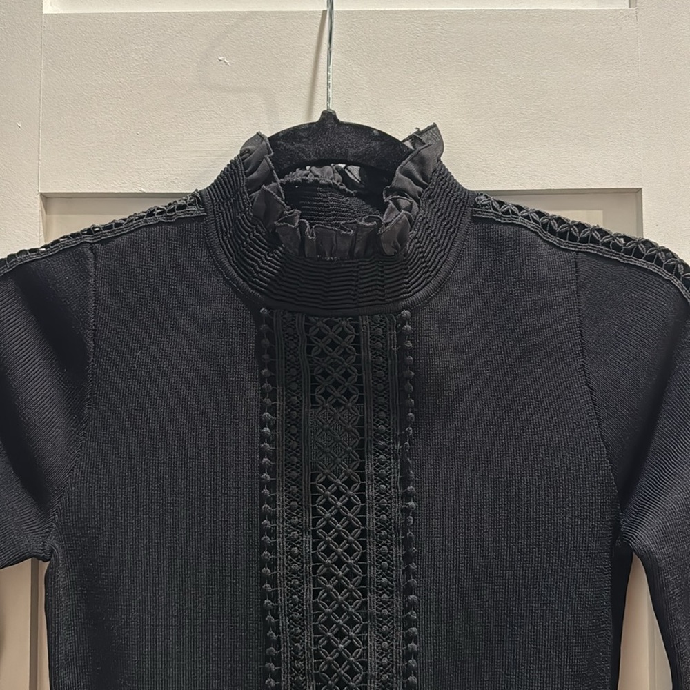 The Kooples Black Sweater Dress